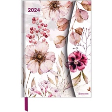 Flower Fantasy 2024 - Diary - Buchkalender - Taschenkalender - 16x22: Magneto Diary