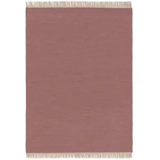 benuta pop Wollteppich Rosa, Textil, Beton Optik, Rechteckig, 60x100 cm Gots, pflegeleicht, Teppiche , Böden, Teppiche, Naturteppiche