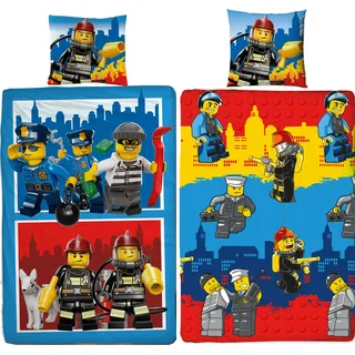 Lego City Bettwäsche Linon / Renforcé