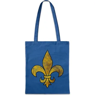 Urban Backwoods Fleur De Lis, Stofftasche, Farbe: Royalblau
