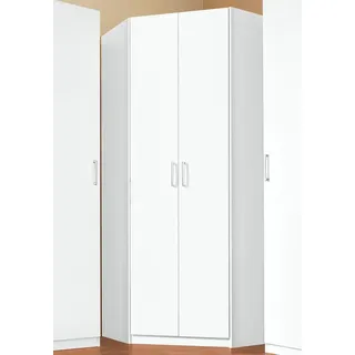 Priess Eckschrank Bilbao 36 x 193 x 36 cm Weiß