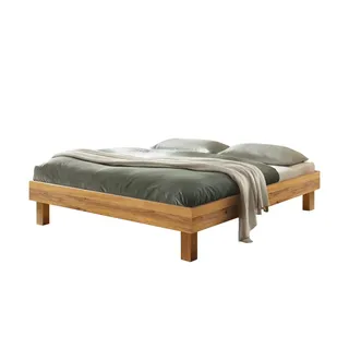 Rapallo 180 x 200 cm Fußhöhe 25 cm wildeiche natur