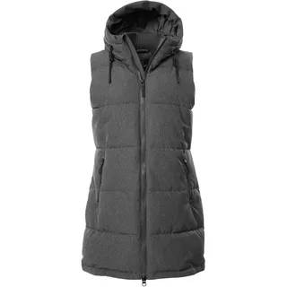 Steppweste "GW 18 WMN QLTD VST", Damen, Gr. 44, anthra, Obermaterial: 100% Polyester.Futter: 100% Polyester.Füllung: 100% Polyester, G.I.G.A. DX BY KILLTEC, Westen Steppweste, Wasserabweisende, winddichte Weste mit Kapuze und Kinnschutz