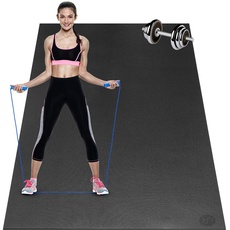 RYTMAT Sportmatte Fitnessmatte rutschfest 183×122cm 6mm Dicke Yogamatte Groß und Breit Gymnastikmatte für Fitness Aerobic Training