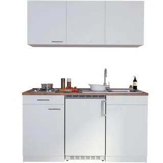 Respekta Küchenzeile 150 cm Weiß