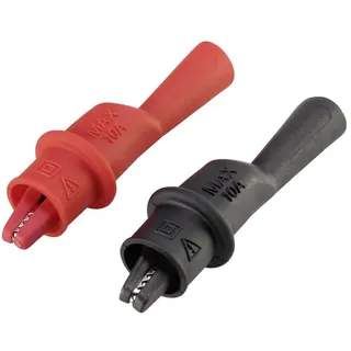 VOLTCRAFT Krokodilklemme MSK-111 (Klemme), Messtechnik, Schwarz, Rot