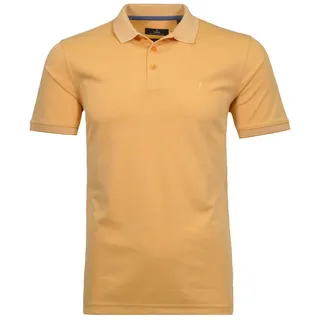 Poloshirt RAGMAN, Herren, Gr. L, gelb (gelb, 056), Piqué, 70% Baumwolle 30% Polyester, regular fit, ohne Ausschnitt, Shirts Poloshirt