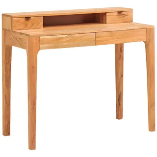 Mid.you Sekretär , Naturfarben , Metall , Akazie , massiv , Holz , 4 Schubladen , rechteckig , eckig , 100x86x45 cm , FSC 100% , Stauraum , Holzmöbel, Holztische, Schreibtische Holz, Sekretäre Holz