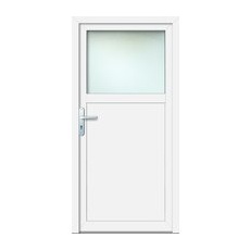 Meeth Nebeneingangstür »ProM 01«, satiniertes Glas, weiß, nach Innen öffnend - weiss