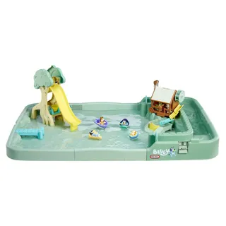 LITTLE TIKES Bluey Bushland Adventure - mit 6 Zubehörteilen, Aktives Spielen mit Bluey, für Jungen und Mädchen von 2-4 Jahre