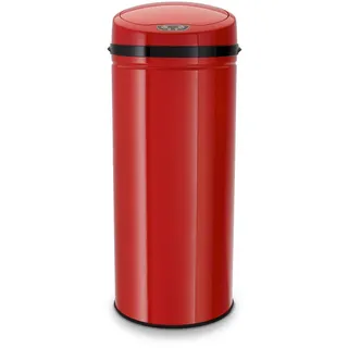 Echtwerk Abfalleimer , Rot , Kunststoff , 42 l , 31x79.5x31 cm , Haushalt & Reinigung, Reinigung, Mülleimer & Abfallsammler