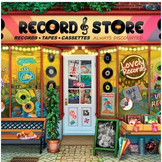 Ravensburger Vintage Vinyl, 1000 Teile,