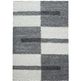 Ayyildiz Hochflorteppich Gala 2505 Hellgrau 160 cm x 230 cm