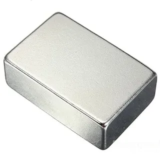 Magnetastico | 2 ultra starke Neodym Magnete Rechteck 40x20x10 mm N52 NiCuNi Silber | Neodymium Magnet rechteckig Permanentmagnet Dauermagnet Supermagnet Haftmagnet Rechteckmagnet Magnet extra stark