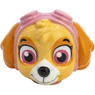 Stor Paw Patrol Keramik-Tasse 3D 500ml - Figürliche Charakterform - Offiziell Lizenzierte Geschenkbox - Sammlerstück Tasse mit Detailgetreuem Design