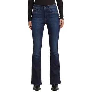 G-Star Damen. 3301 Schlaghose blau (26/32), Lässig, Baumwolle, Denim