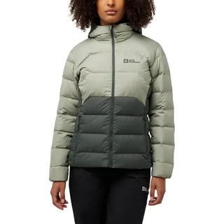 Jack Wolfskin Damen Ather Down Hoody W Daunenjacke, Slate Green, XL EU