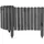 Holz Rollzaun 200 x 40 cm 3 Stück Grau