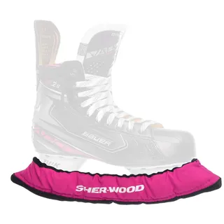 SHER-WOOD - Senior Pro Eishockey elastische Kufenstrümpfe für Eishockey- & Schlittschuhe, 2 Stück, rosa