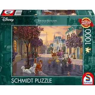 Schmidt Spiele The Aristocats 1000 Teile Puzzle Thomas Kinkade,