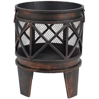 Tepro Feuerkorb Gracewood Ø 42 cm Schwarz/Bronze