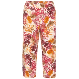 GOLDNER Attraktive Druckhose Louisa 2-in-1-Hose Orange 40