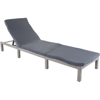 MCW Sonnenliege 198 x 60 x 71 cm Grau