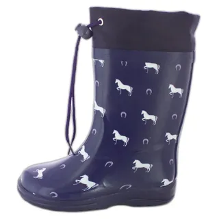 Beck Gummistiefel Horses Violett 30