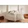 Taupe 200 x 200 cm 2 x 80 x 80 cm