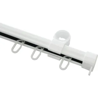 GARDINIA Gardinenschiene U-Laufschiene 1-läufig Ø 0 mm 110 cm Weiß