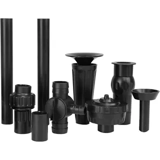 TotalPond Großes Düsen-Set, schwarz. Höhe: 17,8. Breite: 4,02 cm. Tiefe: 7,6.