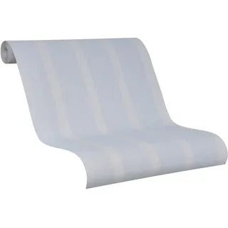 Schöner Wohnen Vliestapete Streifen, blau/weiß