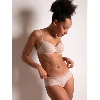 PASSIONATA Panty »DREAM TODAY« ultraflaches Spitzenband, Jacquard-Microfaser, elastischer Bund, pink