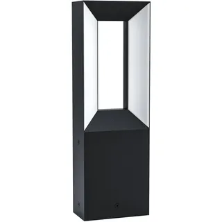 EGLO Sockelleuchte Aluminium-Guss und Kunststoff 6x34x11 cm 2 flammig schwarz/weiß