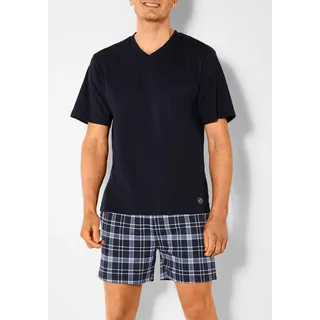 s.Oliver Pyjama 1 Stück, 2 tlg. mit seitlichen Eingrifftaschen, blau