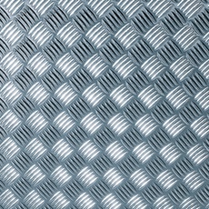 Bild Klebefolie Riffelblech hochglanz silber 45x150 cm x 150 cm