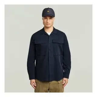 G-Star für Herren. D26942-E077-C742 Hemd Cargo Pocket Regular navy (XXL), Lässig, Baumwolle, Langarm, Marine