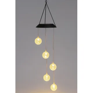 9x Solar Windspiel 6LED l 67 cm Garten Terrasse Solarlicht Solarleuchte Deko