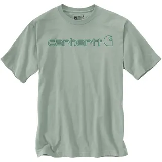 CARHARTT Core Logo grau-grün S