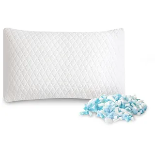 EGO HOME Kopfkissen Memory Foam 80x40cm Weich Ergonomisch Kissen für Rückenschläfer Seiteschläfer Nackenstaützkissen mit Atmungsaktive und Waschbarem Bezug, Öko-Tex Zertifiziert