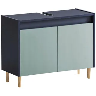 Schildmeyer Waschbeckenunterschrank »Lovis, Breite 80 cm« Metallbeschläge, Möbelfüße aus Massivholz,
