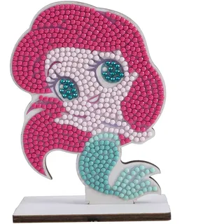 Crystal Art Disney Figur mit Diamanten, Motiv: Die kleine Meerjungfrau