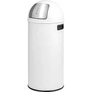 ELUNO Pushmülleimer 25 l Weiß