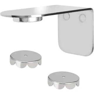 bremermann Magnet-Seifenhalter, silber, Edelstahl , Silberfarben , Metall , 4.5x4.5x8 cm , Badaccessoires, Seifenschalen