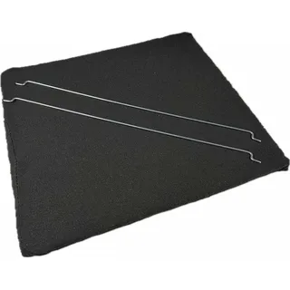 AIR2GO Longlife Aktivkohlefilter für Elica CFC0140088 / Model 31 - Schwarz