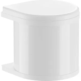HAILO 3512001 AS Mono 12 Liter Swing Schrank Einbau-Abfallsammler Mülleimer weiß - Weiß