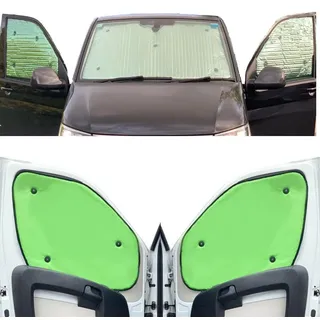 Thermo-Jalousien Kombatibel Mit Iveco Daily (2000-2014)(Frontset) Rückseite einfärben Kalk, Reversibel und Thermisch