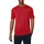 Left Chest Kurzarm-T-Shirt Rot L