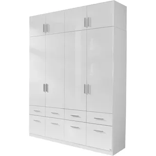 Rauch Drehtürenschrank Celle 181 x 210 x 54 cm Weiß