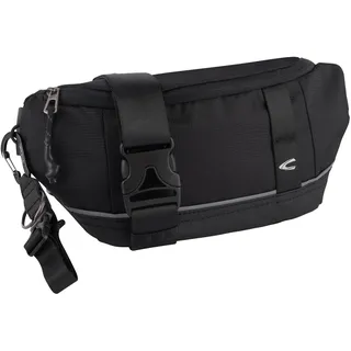 camel active Herren Connect Bauchtasche mit reflektierenden Details Schwarz, Menswear-S